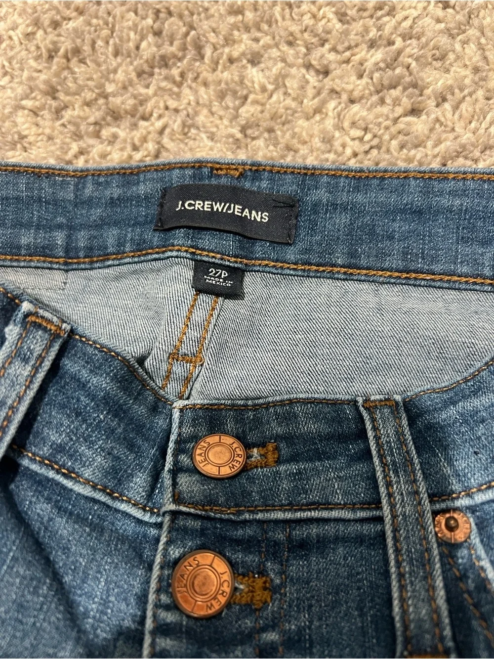 J. Crew Petites Curvy Toothpick Jeans